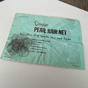 Vintage pearl hairnet
